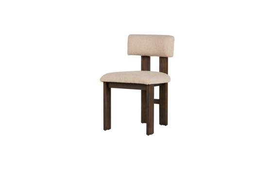 Silla Madera Fresno Nogal Asiento Respaldo Tapizado Adiston