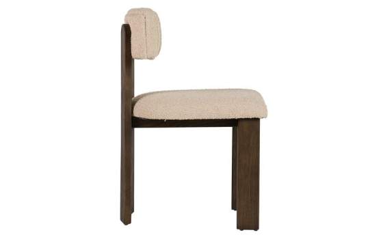 Silla Madera Fresno Nogal Asiento Respaldo Tapizado Adiston