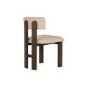 Silla Madera Fresno Nogal Asiento Respaldo Tapizado Adiston