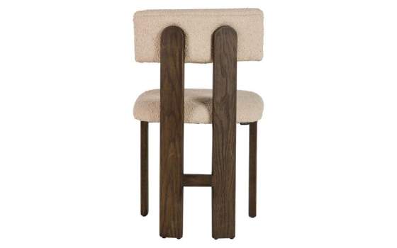 Silla Madera Fresno Nogal Asiento Respaldo Tapizado Adiston