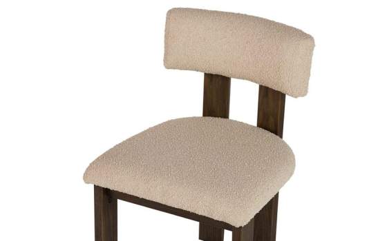 Silla Madera Fresno Nogal Asiento Respaldo Tapizado Adiston