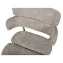 Silla Metal Comedor Actual Tapizada Topo - Serie Arya