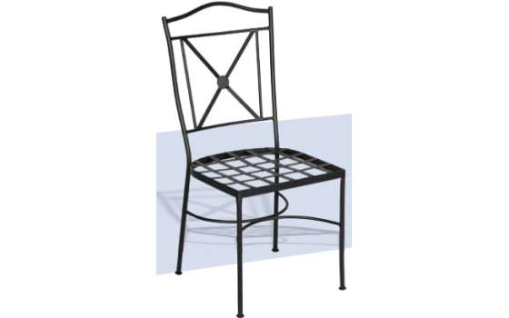 Silla Forja modelo S-555  Con Cojin
