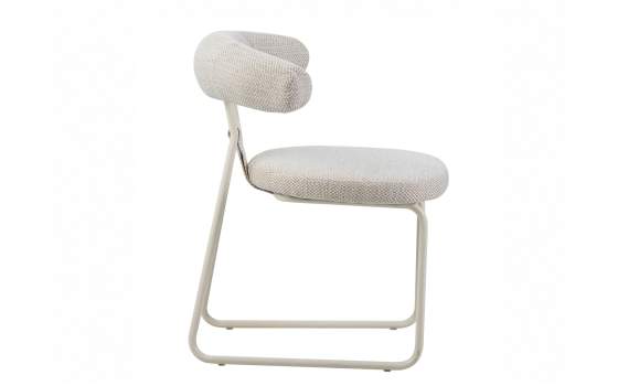 Silla Moderna Metalica Asiento Respaldo Tapizado Kirk