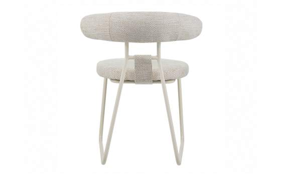 Silla Moderna Metalica Asiento Respaldo Tapizado Kirk