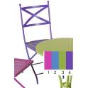 Silla Forja Multicolor Monaco