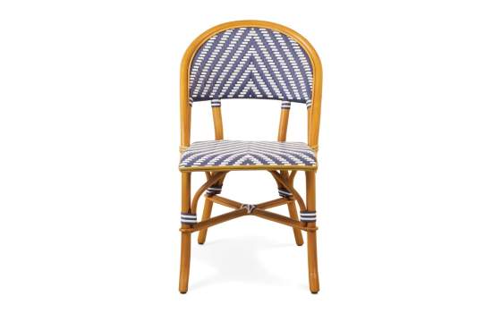 Silla Parisina Hosteleria Ratan y Tejido Sintetico Azul Aitana Silla Parisina Hosteleria Ratan y Tejido Sintetico Azul Aitana