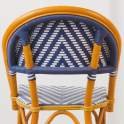 Silla Parisina Hosteleria Ratan y Tejido Sintetico Azul Aitana Silla Parisina Hosteleria Ratan y Tejido Sintetico Azul Aitana