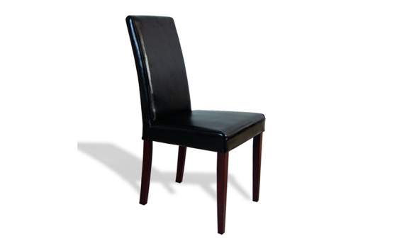 Silla Piel Negra Arsinol