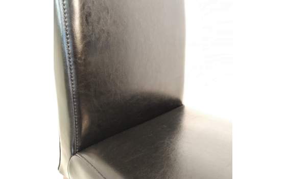 Silla Piel Negra Arsinol