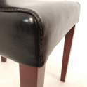 Silla Piel Negra Arsinol