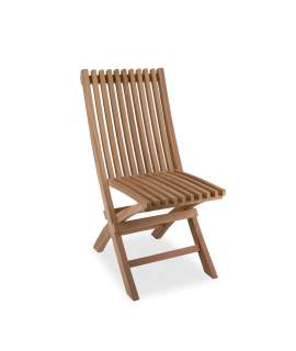 Silla Plegable Jardin Teka Natural - Serie Brisa