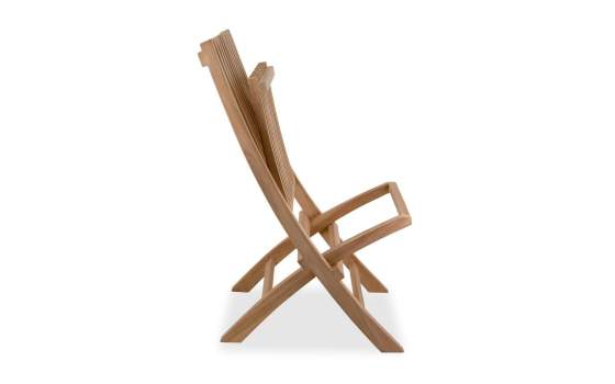 Silla Plegable Jardin Teka Natural - Serie Brisa