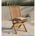 Silla Plegable Jardin Teka Natural - Serie Brisa