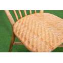 Silla Rattan Natural Asiento Tejido Espiga Tireta Junco Arismas Silla Rattan Natural Asiento Tejido Espiga Tireta Junco Arismas