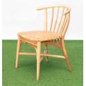 Silla Rattan Natural Asiento Tejido Espiga Tireta Junco Arismas Silla Rattan Natural Asiento Tejido Espiga Tireta Junco Arismas