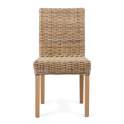 Silla Rattan Natural Grei Elisean