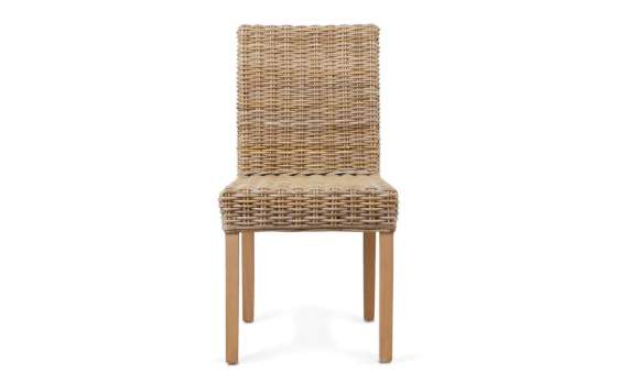 Silla Rattan Natural Grei Elisean