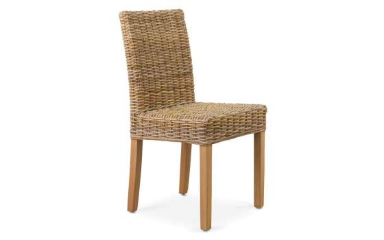 Silla Rattan Natural Grei Elisean