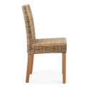 Silla Rattan Natural Grei Elisean