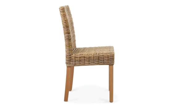 Silla Rattan Natural Grei Elisean