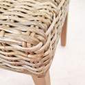 Silla Rattan Natural Grei Elisean