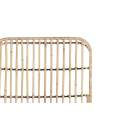 2 Silla Rattan Forja Exterior con Cojin Marron Serie Rattanwund