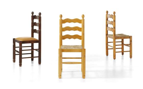 Silla Rustica Madera de Pino