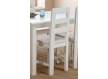 Silla Salon Comedor Blanca Pino Macizo Serie Aranys