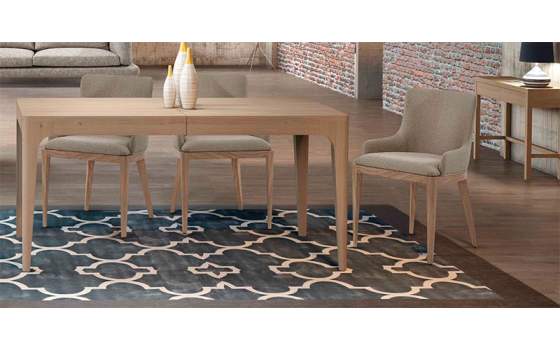 Silla Sillon Tapiceria Patas Roble Adott