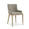 Silla Sillon Tapiceria Patas Roble Adott