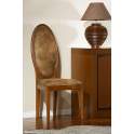 Silla Tapizada Clasica Clasica Madera Castaño Serie Averdi