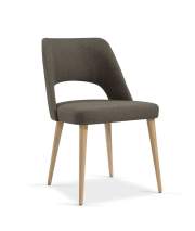 Silla Tapizada Comedor Formas Roble Adott