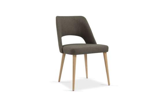 Silla Tapizada Comedor Formas Roble Adott