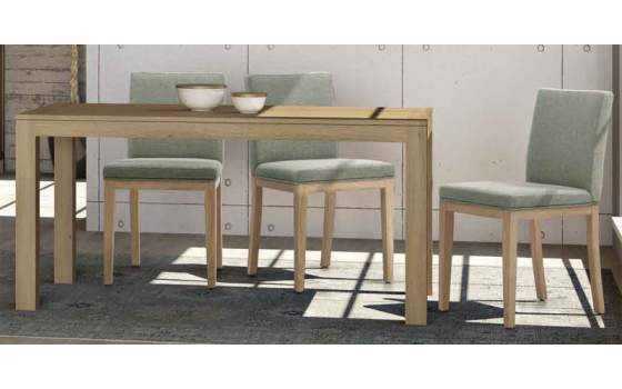 Silla Tapizada Comedor Roble Adott
