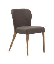 Silla Tapizada Patas Roble Adott