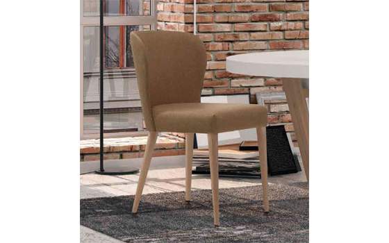 Silla Tapizada Salon Roble Adott