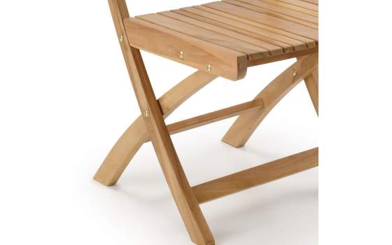 Silla Teka Exterior Jardin Lamas