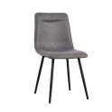 Silla Tela Desgastada Gris Estilo Contemporaneo Serie Airaco