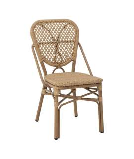 Silla Terraza Jardin Aluminio y Ratan Sintético - Appio
