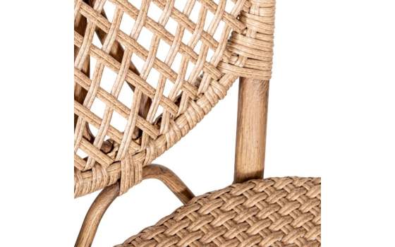 Silla Terraza Jardin Aluminio y Ratan Sintético - Appio