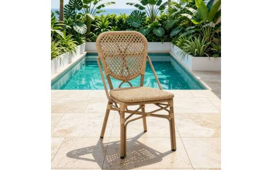 Silla Terraza Jardin Aluminio y Ratan Sintético - Appio