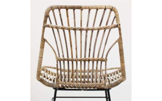 Silla Terraza Jardin Ratan y Acero Serie Penelope