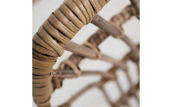 Silla Terraza Jardin Ratan y Acero Serie Penelope