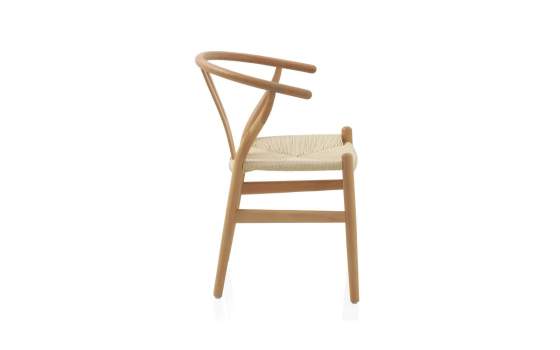 Silla Vintage Actual Madera y Cuerda Trenzada Serie Aliseas