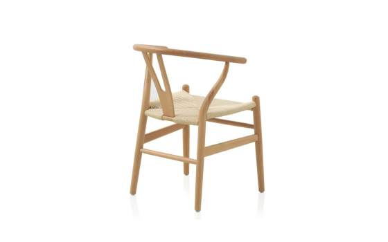 Silla Vintage Actual Madera y Cuerda Trenzada Serie Aliseas