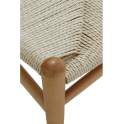 Silla Vintage Actual Madera y Cuerda Trenzada Serie Aliseas