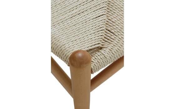 Silla Vintage Actual Madera y Cuerda Trenzada Serie Aliseas