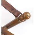 Silla Vintage Plegable Madera Cuero Tarlton Silla Vintage Plegable Madera Cuero Tarlton
