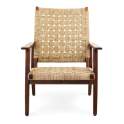 Sillón Madera Cuerda Natural Duque
